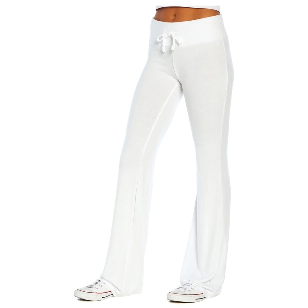 WILDFOX Tennis Club Pant in Clean White Size S